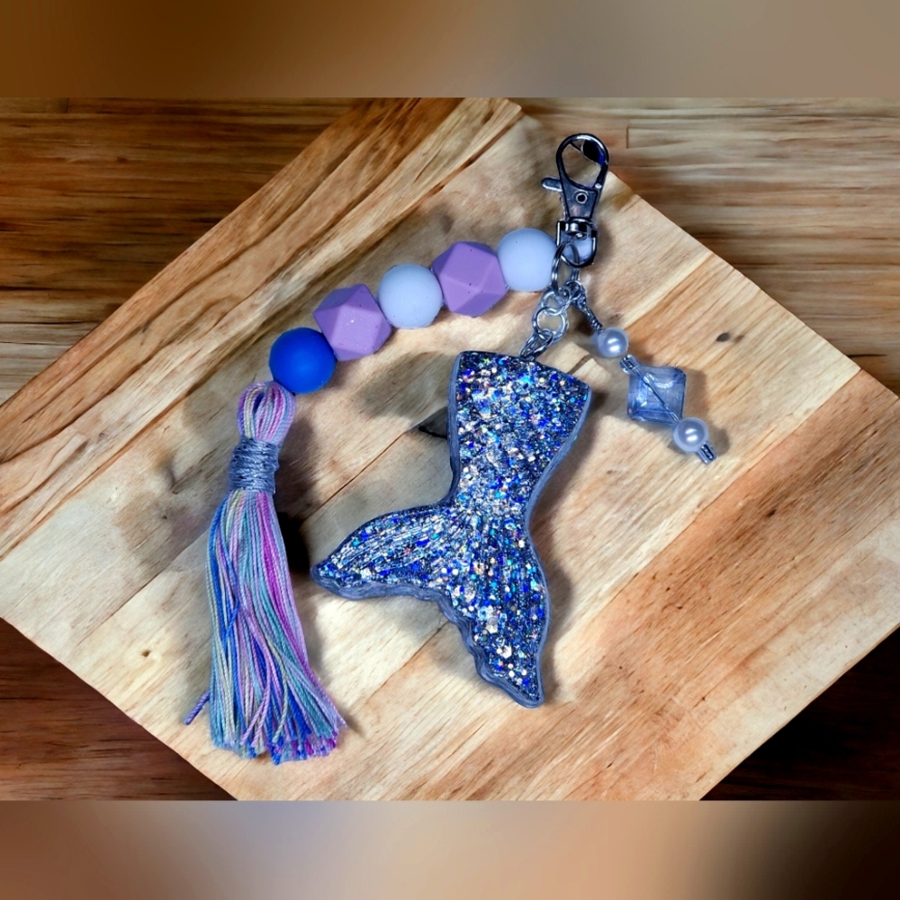 Mermaid Fin/ Keychain/ Purse Charm